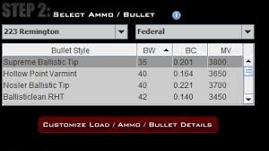 bullet drop compensation with nikon spot on technology