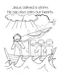 When the storm arose, jesus slept in the bottom of the boat while the disciples reacted in fear because the high . Coloring Pages Valued By God