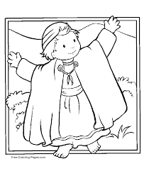 Jesus raises the widows son coloring page. Christian Sheet To Print 23
