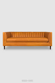 Check spelling or type a new query. Harley Channel Tufted Modern Sofa In Dakota Modern Saddle Leather With Bench Cushion Roger Chris