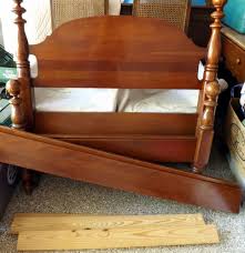 Willett Elswick Antique 1950s Solid Cherry Twin Bed Modern Antique Furniture Maple Furniture Antiques