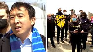 When democratic presidential candidate andrew yang looks out into the crowd at his rallies, he often notices a trend: Race For Nyc Mayor Self Described Progressive Group Blasts Andrew Yang For Not Being Progressive Enough Abc7 New York