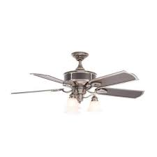 Hampton Bay Preston 52 In Indoor Vintage Pewter Ceiling Fan With Light Kit And Remote Control Yg092 Vpw The Home Depot Ceiling Fan Ceiling Fan With Light Hampton Bay