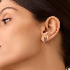 Minimal Metal Bar Studs