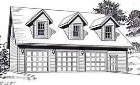 Each garage door is 10' by 8'. 3 Car Dormer Carriage House Garage Plan 2280 2 46 X 28 Behm Design