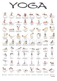 Set Of 2 Posters A2 Printable Yoga Poster And A2 Surya Namaskar Sun Salutation Educational Poster Sanskrit Hatha Yoga Asanas Hatha Yoga Poses Yoga Asanas
