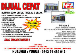 Transaksi jual beli tanah (ajb) tapi sertifikatnya masih atas nama pihak lain. Download Contoh Iklan Jual Rumah Images Sipeti