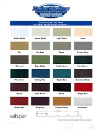 Metal Sales Color Chart Best Picture Of Chart Anyimage Org