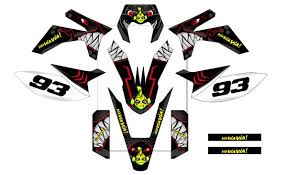 Karena salah satu kelebihan motor trail sanggup melibas medan terjal dan berbatu. Jual Decal Stiker Motor Viar 150x Atau Viar 200x Sticker Variasi Striping Viar 200 150 Cross X Di Lapak Decal Kita Bukalapak