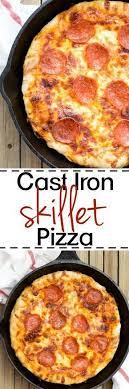 Cast Iron Skillet Pizza Recipe Cast Iron Skillet Pizza Cast Iron Recipes Cooking
