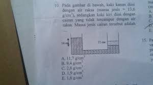 Harga kaca terbaru 2021 per satuan meter. Pada Gambar Dibawah Kaki Kanan Diisi Dengan Air Raksa Massa Jenis 1 36 G Cm Sedangkan Kaki Brainly Co Id