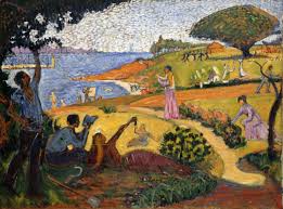 Terminusantequem Paul Signac French 1863 1935 Au Temps D Harmonie Esquisse 1893