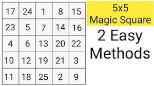In this magic square 15 puzzle, your task is to arrange the numbers 1 through 9 in the grid so that the numbers in each row, column, . 5 By 5 Magic Square 5x5 Magic Square Magic Square 5x5 Magic Square Youtube