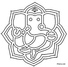 How to colour this colouring page? Lord Ganesha Coloring Pages For Kids Pitara Kids Network