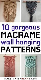 Bohemian macrame wall hanging diy pinterest ideas. 10 Gorgeous Macrame Patterns For Boho Wall Hangings Macrame Patterns Tutorials Macrame Patterns Macrame Wall Hanging Diy