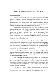 Patriotisme dan nasionalisme indonesia harus bersumber dari makna : Esei Mahasiswa Dan Patriotisme