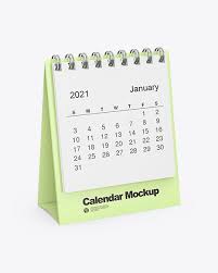 Choose from 550+ calendar 2021 graphic resources and download in the form of png, eps, ai or psd. Table Desk Calendar Mockup In Stationery Mockups On Yellow Images Object Mockups