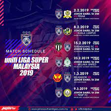 Di sini kami kongsikan link live streaming untuk anda menonton perlawanan ini. Johorsoutherntigers On Twitter Unifi Liga Super Malaysia 2019 Fixtures Johor Darul Ta Zim Fc