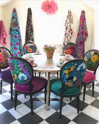 See living spaces' dining room furniture inspirations. Eclectic Boho Dining Chairs Etsy