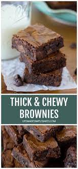 Homemade Brownies Recipe Video Life Made Simple Recipe Chewy Brownies Brownies Recipe Homemade Brownie Recipes