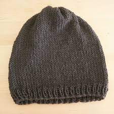 Easy Knit Hat Pattern Easy Knit Hat Hat Knitting Patterns Knitted Hats