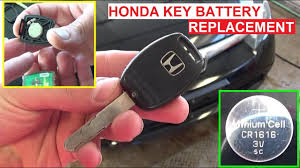 I would like to have the style for my civic. How To Replace The Key Fob Battery Change Honda Civic Accord Pilot Crv Odyssey Youtube