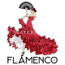 50 cm h x 70 cm b. Flamenco Tanzerin Mousepad Spreadshirt