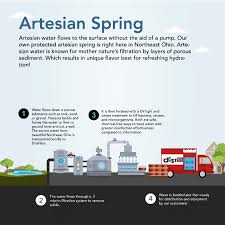 The aquifer is the geologic layer of rocks or limestone that provides the source of the artesian well. 5 Gallon Spring Water Delivery Distillata Water