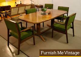 mid century modern dining set olive