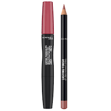 Подаръчен комплект Rimmel: Молив за устни Lasting Finish Nude 760, 1,2 g +  Течно червило Lasting Finish Provocalips 210 Pinkcase of Emergency, 3,9 g -  eMAG.bg