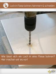 Was ist zu beachten, bevor ich löcher in fliesen bohren kann? Ein Loch In Eine Fliese Bohren Hammern Und Schneiden Tipps Tricks Diybook At Fliesen Fliesen Legen Bohren