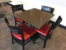 Great for home and office. Square Breakroom Table With 4 Chairs Office Solutions Inc