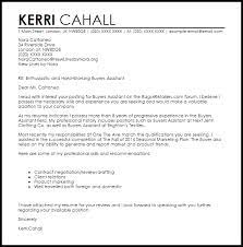 Using sample cover letter for buyer position will help you buildup on success of others. Buyers Assistant Cover Letter Sample Cover Letter Templates Examples