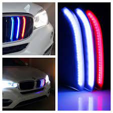 Led Illuminated M Color Led Front Grille Insert Trims For 2014 18 Bmw X5 2015 16 X6 7 Beam Standard Center Kidney Grill Bmw Grille Inserts Bmw X5 2015