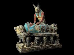 Inspired God Anubis Statue , Natural Stone , Home Décor Statues , Ancient  Egyptian Mythology Collectible