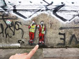 London brims with urban sophistication and attitude. Meet The Tiny Street Cleaners By Stencil Artist Jaune Dutch Girl In London