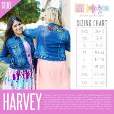 Check Out This Size Chart For Lularoe Harvey If You Need