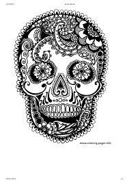 Dozens of coloring pages designed for adults garden designs, animals, mandalas, and paisley patterns each coloring page is designed to help relax and inspire the variety of pages ensure something for every skill level use. Printable Adult Coloring Pages Of Skull Templates At Allbusinesstemplates Com