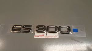 Save up to 75% on discount lexus es300 parts online from cpd! 97 03 Oem New Lexus Es300 Black Chrome Pearl Emblem Word Rear Trunk Nyc Auto Parts 347 276 3884