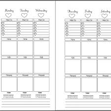Planner Inserts Planner Printables Free Planner Pages Printable Planner