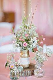 Kaitlin And Michael S Wedding In Cape May New Jersey Flower Centerpieces Wedding Simple Wedding Flowers Rustic Wedding Centerpieces