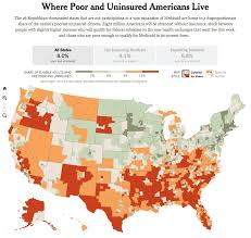 Where Poor And Uninsured Americans Live Interactive Map