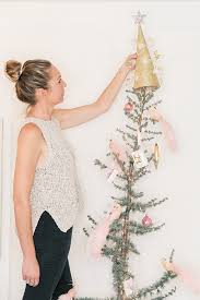 Maybe you would like to learn more about one of these? Holiday Special Diy Pink And Gold Glitter Christmas Tree Topper Lauren Conrad