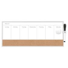 7 5 X 18 Weekly Planner Board Magnetic Dry Erase U Brands Dry Erase Dry Erase Calendar Planner Board