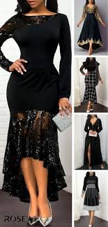 Black Fashion Long Sleeve Dress 2019 8 Off Over 60 End 2019 11 30 Code Rosewes Free Shipping 30 Days Fashion Backless Prom Dresses Black Dresses Online