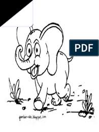 Gambar ini cocok diwarnai oleh anak anak terutama anak usia dini dan taman kanak kanak. Mewarnai Gajah