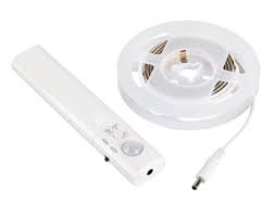 Led Motion Sensor Strip Light Kit Battery Powered 3 3ft Led Tape Light Super Bright Leds