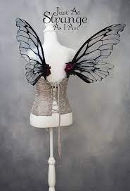 Pin By Amanda Wolfe On Cosplay Ideas Fairy Wings Costume Dark Fairy Costume Black Fairy Wings