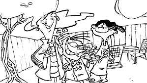 To print out your ed edd and eddy coloring page, just click on the image you want to view and print the larger picture on the next page. Ed Edd N Eddy Coloring Pages Scenery Mountains