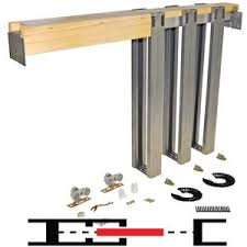 Most of our sliding pocket door hardware is available in up to 10 different finish colors including oil rubbed bronze, satin nickel, polished chrome, satin chrome, antique or polished brass. 1500hd Series 48 X 80 Pocket Door Frame Johnsonhardware Com Sliding Folding Pocket Door Hardware